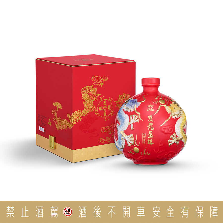 金門酒廠58°雙龍盈珠3L限量珍藏高粱酒8/28起全家便利超商登場！ - 評酒趣